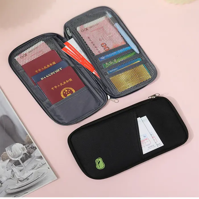Portefeuille de voyage tendance, porte-passeport familial, étui créatif, organisateur, accessoires de voyage, sac à documents, porte-carte, rangement Portable