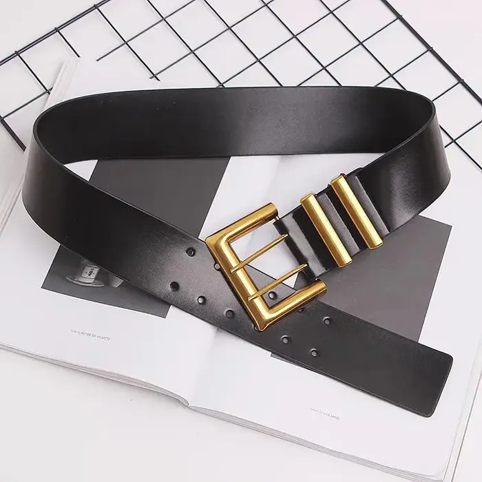 Ceinture large vintage pour femme