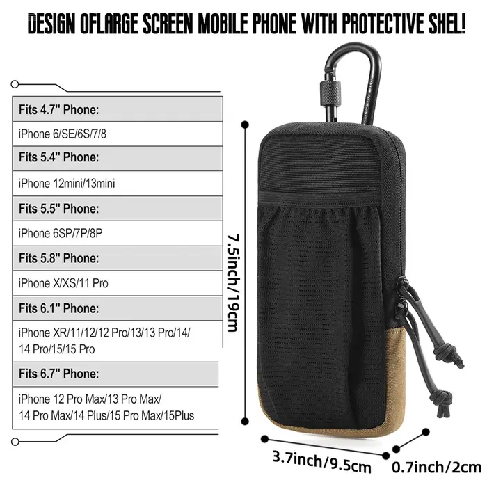 Pochette pour téléphone portable - Support de ceinture