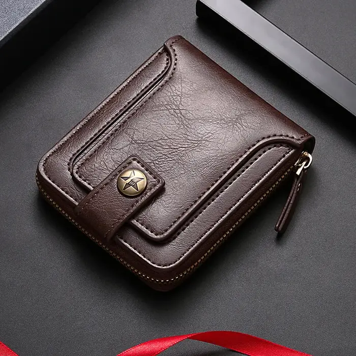 Portefeuille court pour homme