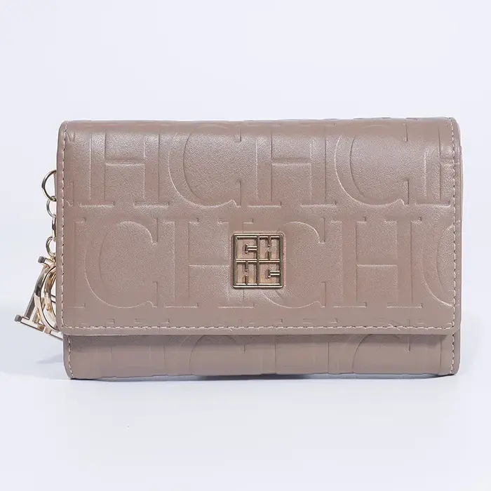 Portefeuille multifonctionnel pour homme et femme avec imprimé lettres