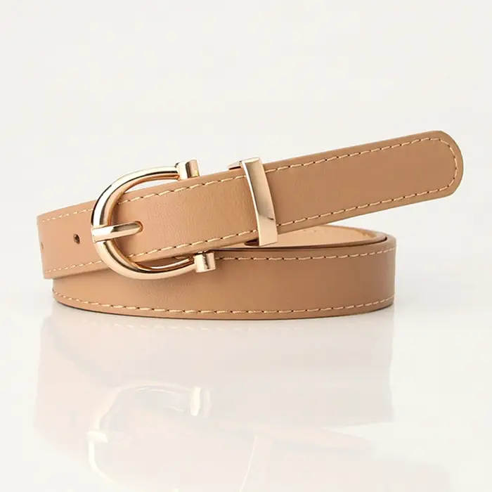 Sangle de ceinture en cuir pour femme