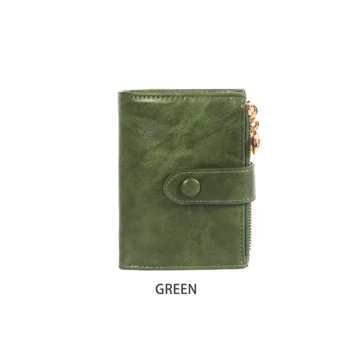 Portefeuille court vintage pour femme