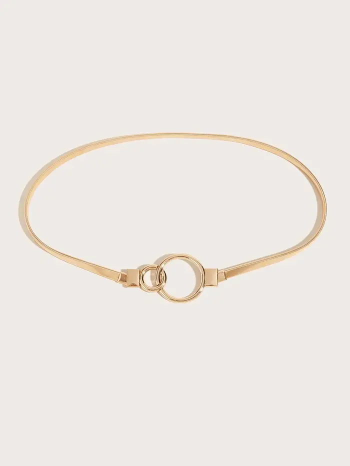Ceinture à boucle ronde