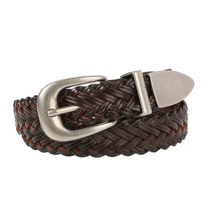 Ceinture tressée vintage pour femme