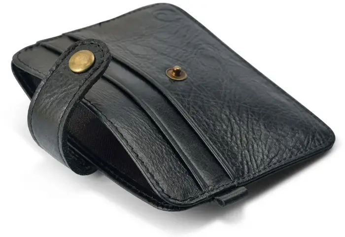 Hommes en cuir véritable mince portefeuille mâle petit sac à main Mini sac d'argent Walet