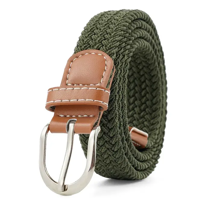 Ceinture élastique tissée pour femme