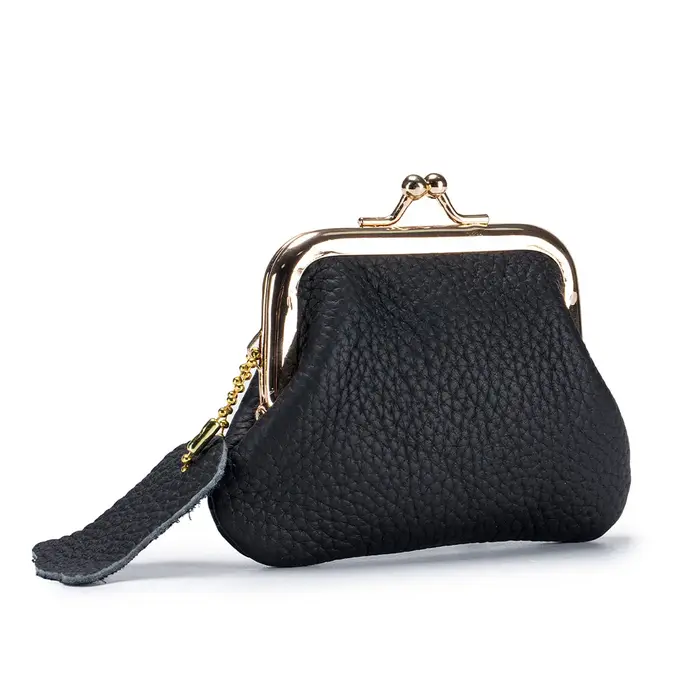 Portefeuille court vintage en cuir véritable pour femme, lettres personnalisées, mini porte-monnaie,