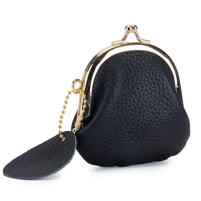 Porte-monnaie Kiss Lock pour femmes, pochette pour pièces de monnaie de grande capacité, porte-monna