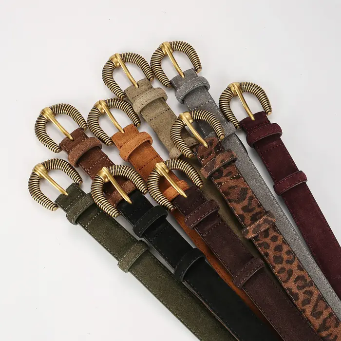Ceinture en daim pour femmes