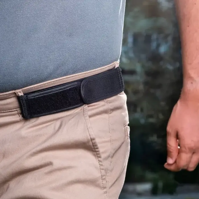 Mode confortable élégant ceinture boucle sans