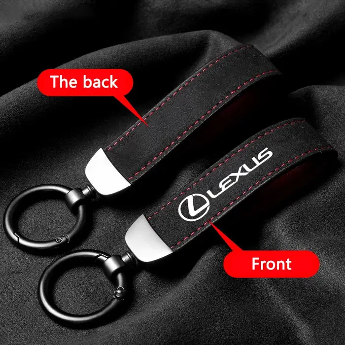 Porte-clés de voiture de luxe pour Lexus ES RX NX LS UX LM LX GX LC RZ IS CT GS RC HS SC TX LBX