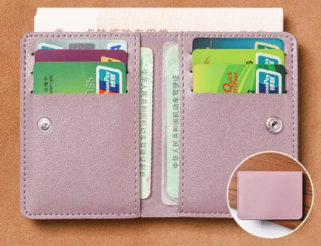 Petit portefeuille classique en cuir PU pour hommes et femmes, court et Simple, à la mode, Ultra fin, pour cartes de crédit, porte-monnaie