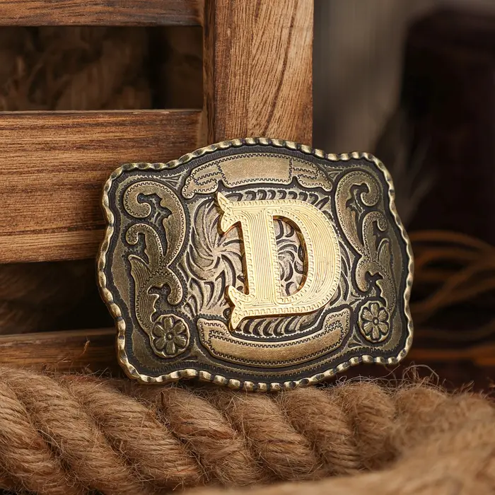 Une boucle de ceinture de style occidental
