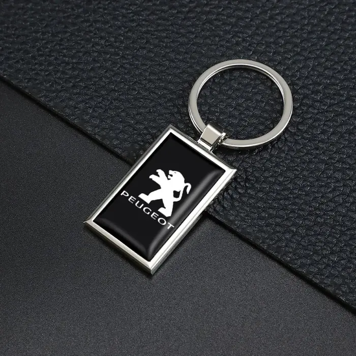 Porte-clés en métal pour voiture