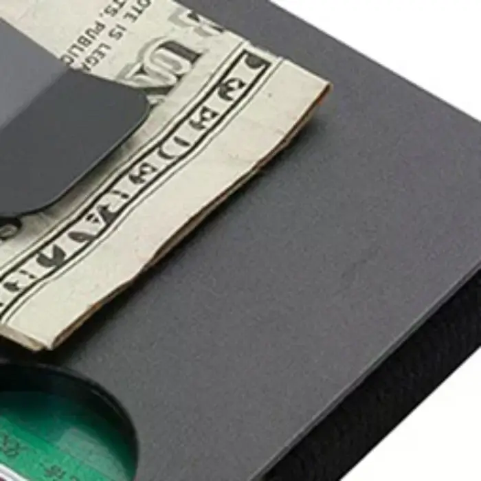 Portefeuille minimaliste pour hommes et femmes - Portefeuille fin anti-RFID