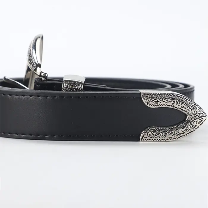 Ceinture noire de style européen et américain pour décoration féminine