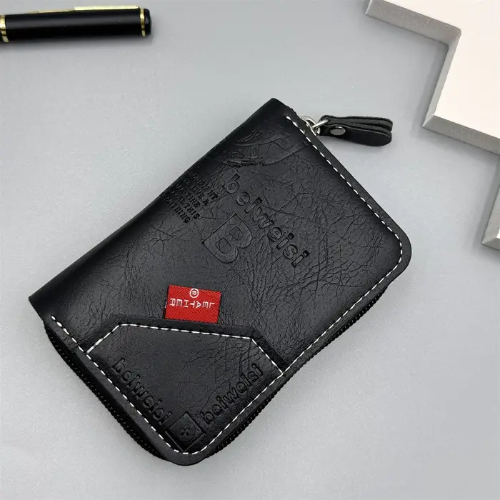 11 porte-cartes de détente PU Business banque crédit Bus porte-carte d'identité couverture pochette pour pièces de monnaie portefeuilles sac organisateur