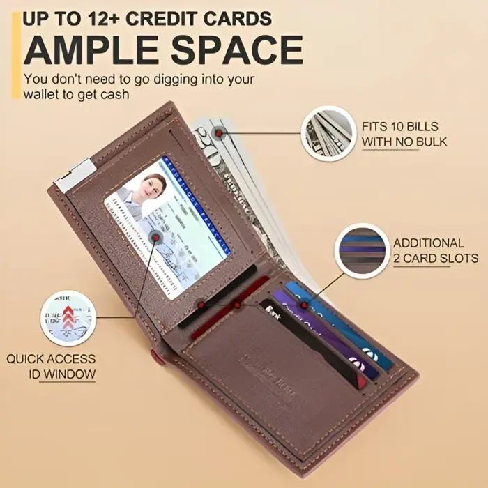 Portefeuille personnalisé pour homme