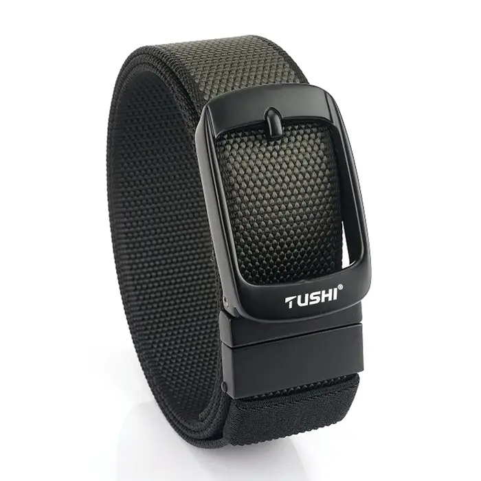 KOLBER Nouvelle Ceinture Réversible Pour Hommes Alliage Argent Boucle Automatique