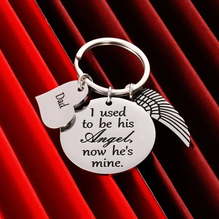 Porte-clés cadeau commémoratif pour père, fille et fils, souvenir de papa, cadeau de compassion, j'a