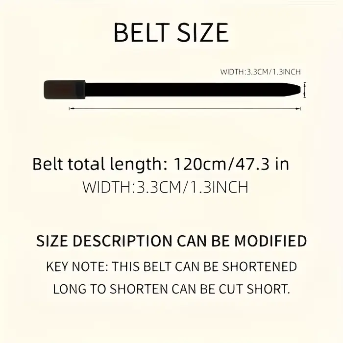 Ceinture pour hommes en cuir synthétique avec boucle en alliage automatique