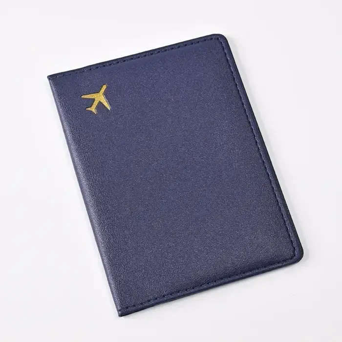 Porte-passeport de voyage en cuir PU pour hommes et femmes