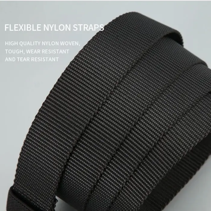 Ceinture tactique de chasse en plein air pour hommes, boucle multifonctionnelle en Nylon, ceinture e