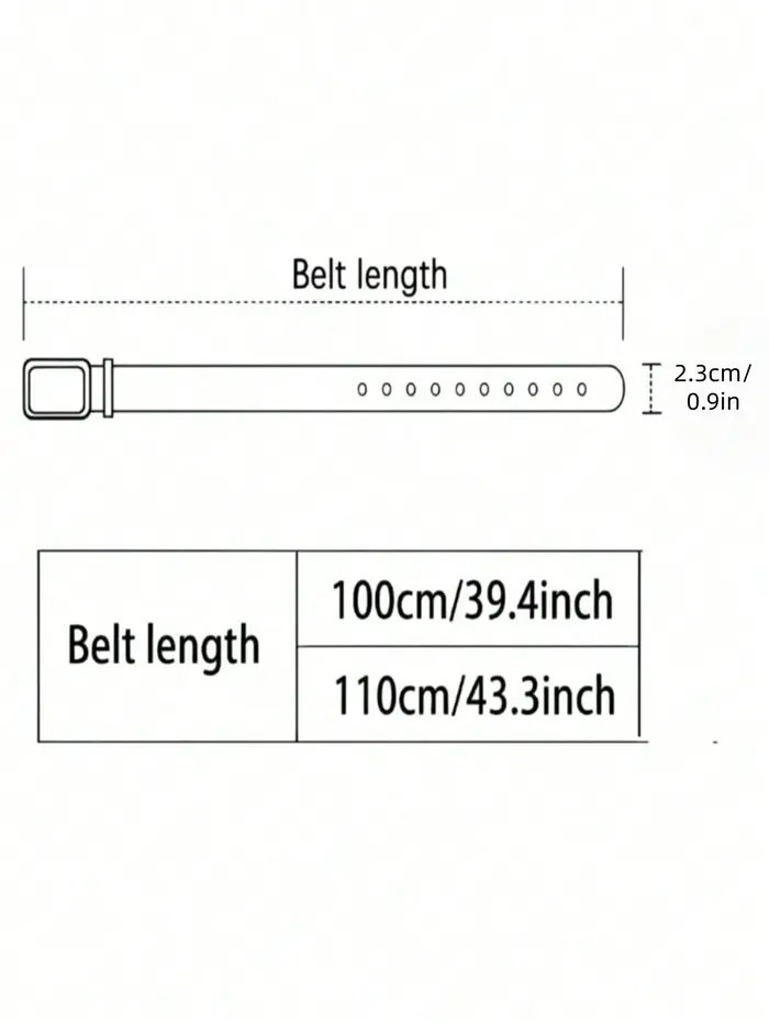1 ceinture élégante pour femme