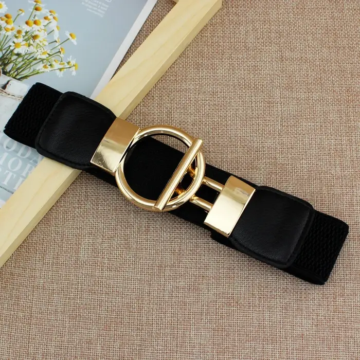 Ceinture élastique à la taille pour femme
