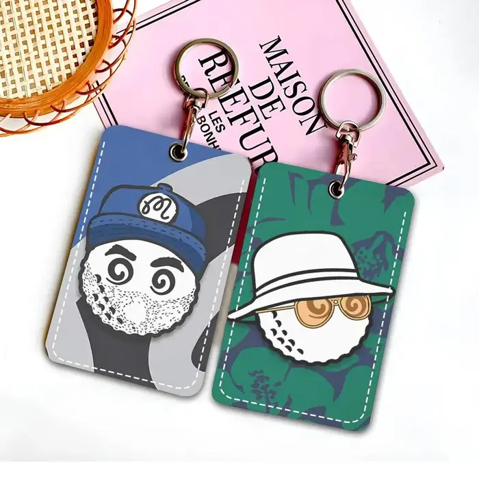 L-Leisure M-Malbones Porte-cartes en cuir PU imprimé de qualité