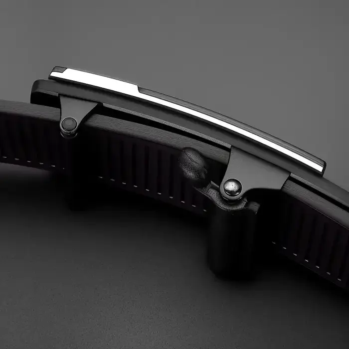 Ceinture polyvalente pour homme en cuir PU avec boucle automatique