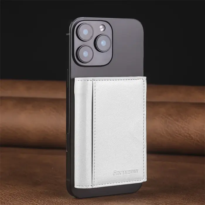 Porte-cartes magnétique multifonctionnel en cuir PU pour cartes de crédit