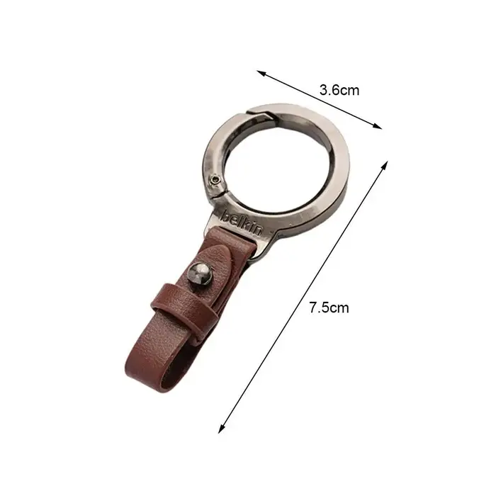 Porte-clés de voiture en cuir pendentif
