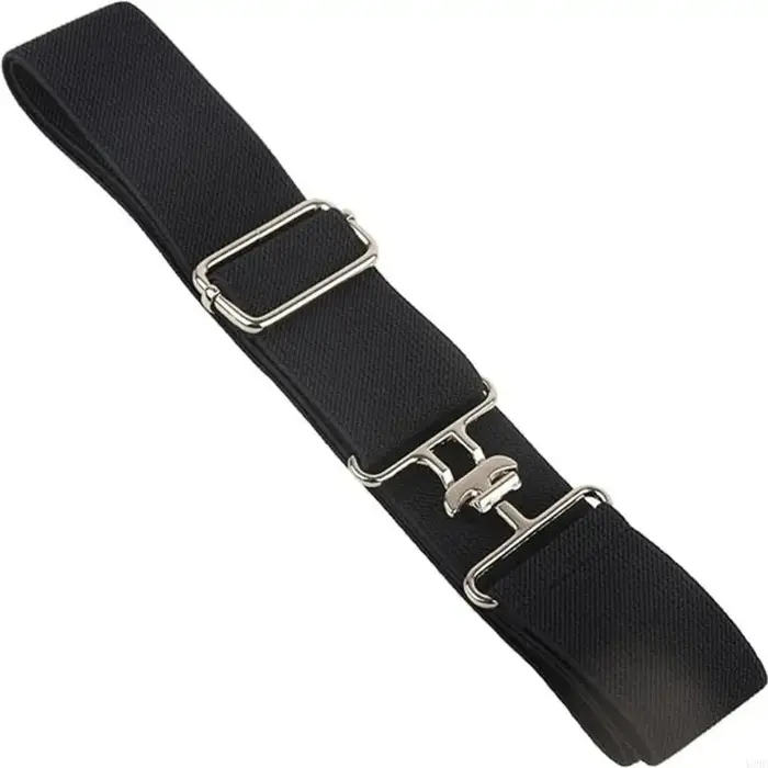 Ceinture élastique élastique Y3ne avec boucle requin ceinture d'équitation pour hommes femmes unisexes