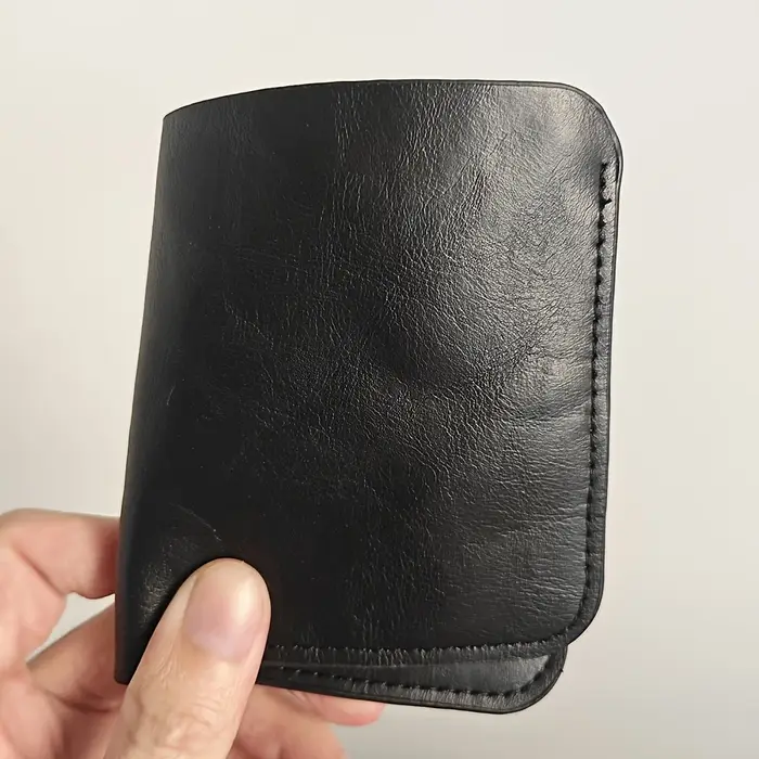Portefeuille haut de gamme de style denim vintage, portefeuille rétro vieilli pour homme avec emplac