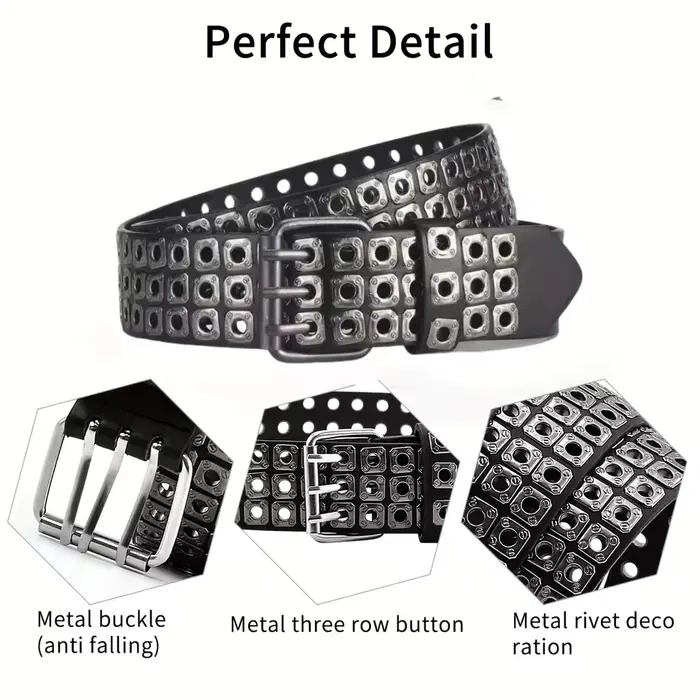 Ceinture pour femmes, perles carrées tendance