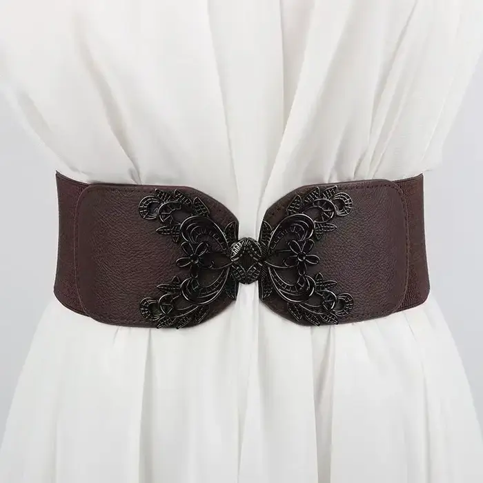 Ceinture avec ceinture élastique pour femmes