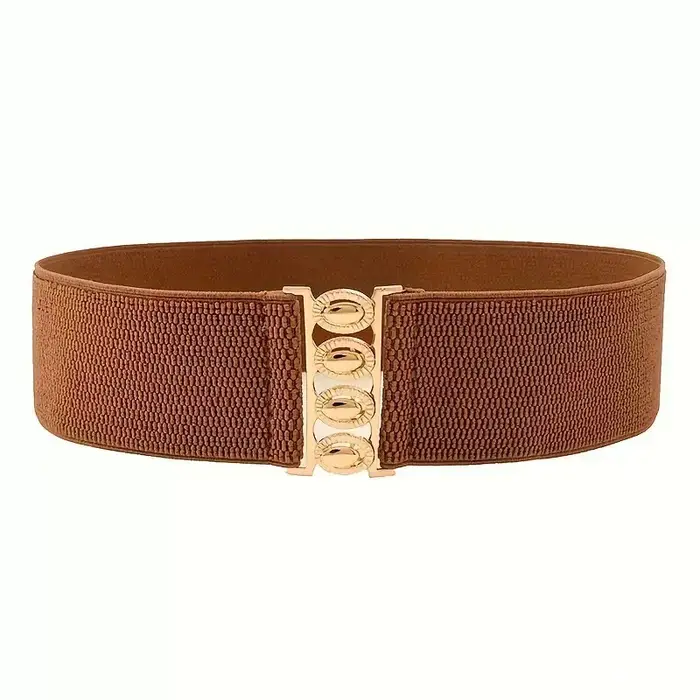 Ceinture large élastique tendance et minimaliste pour femme