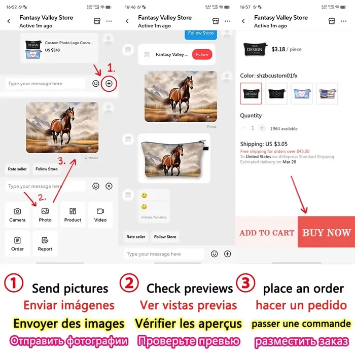 Portefeuilles d'impression sur toile personnalisés pour hommes et femmes