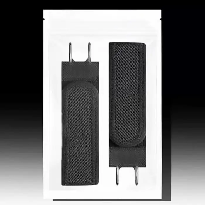 Ceinture élastique réglable en métal avec boucle invisible pour hommes et femmes
