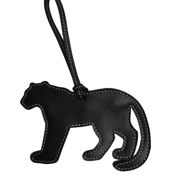Porte-monnaie à motif léopard, sac banane en cuir à poils motif panthère, accessoire animal sauvage 