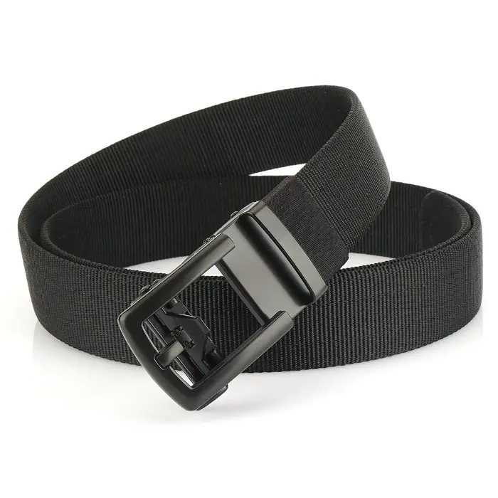 Nouvelle ceinture en nylon à boucle automatique sans dents 3.5, ceinture décontractée en cuir tressé