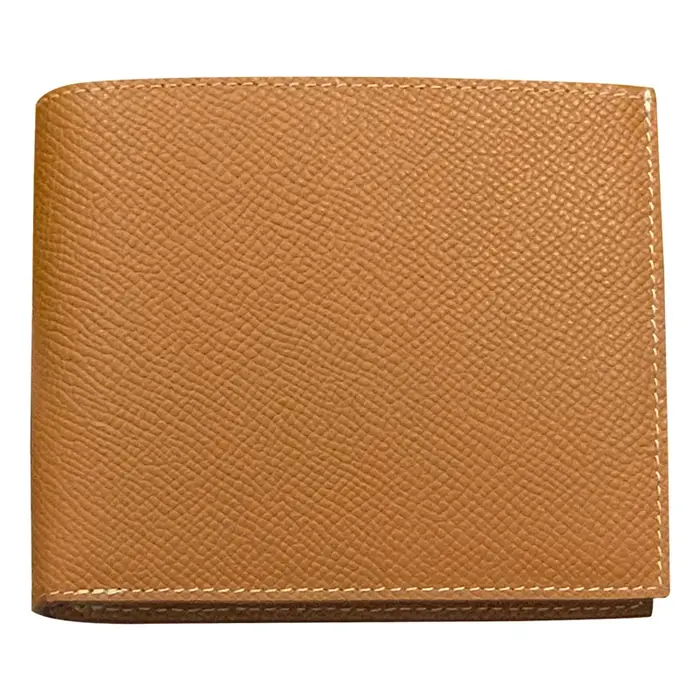 Portefeuille de luxe en cuir véritable avec lettres personnalisées pour hommes et femmes