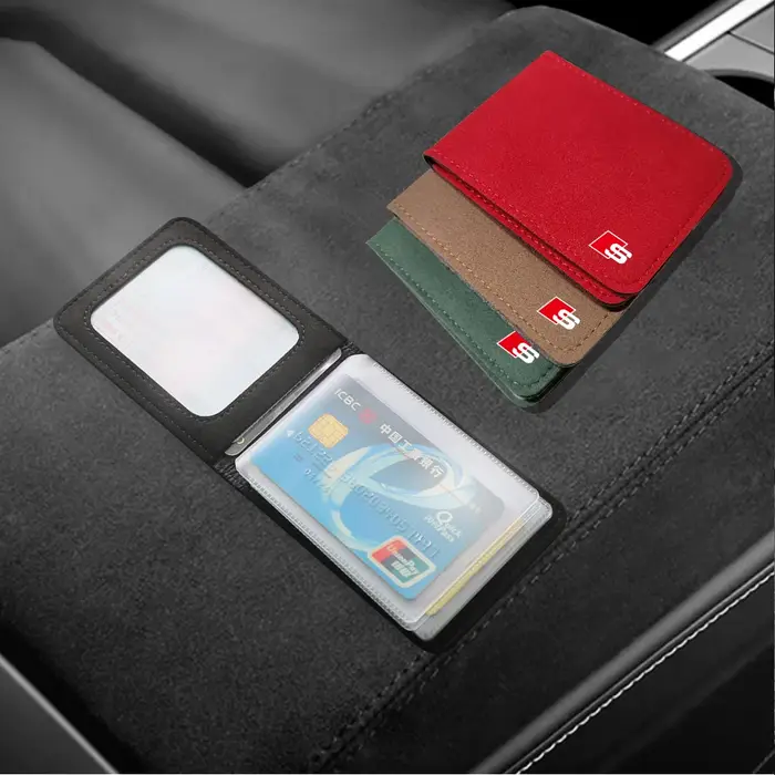 Porte-cartes de permis de conduire et de carte d'identité pour Audi Sline TT A1 A2 A4 A5 A6 A7 A8 Q1 Q2 Q3 Q5 Q8 RS RS5 RS6 Quattro S