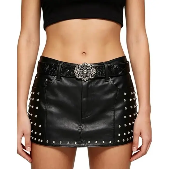 Ceinture rétro bohème punk Y2K, ceintures de mode personnalisées pour hommes et femmes, parfaites pour les jeans, les robes et les tenues décontractées