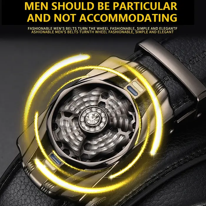 Matériel De ceinture pour hommes boucle rotative en métal
