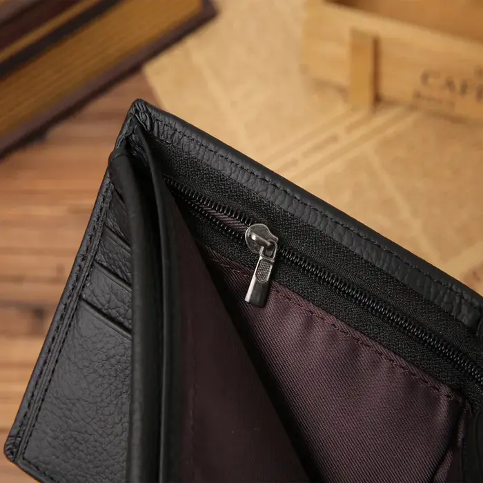Cuir véritable hommes portefeuilles produit Premium