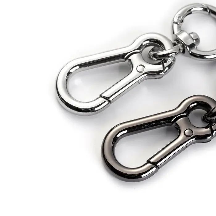 Porte-clés à mousqueton en alliage de Zinc
