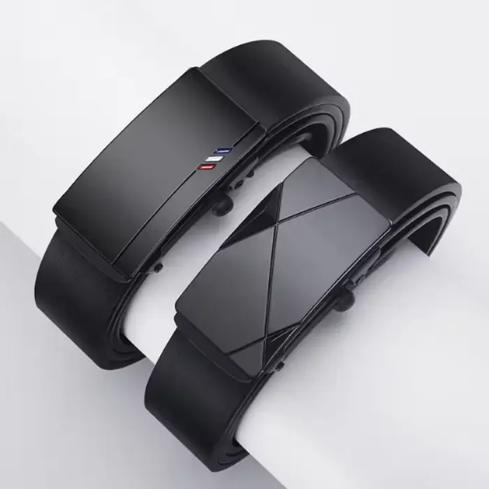 Ceinture à boucle automatique pour homme